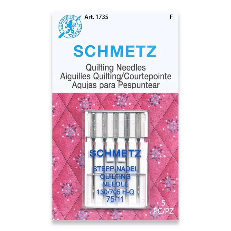 Schmetz "Quilting" Sewing Machine Needles - 5 Pack - Choose Your Size