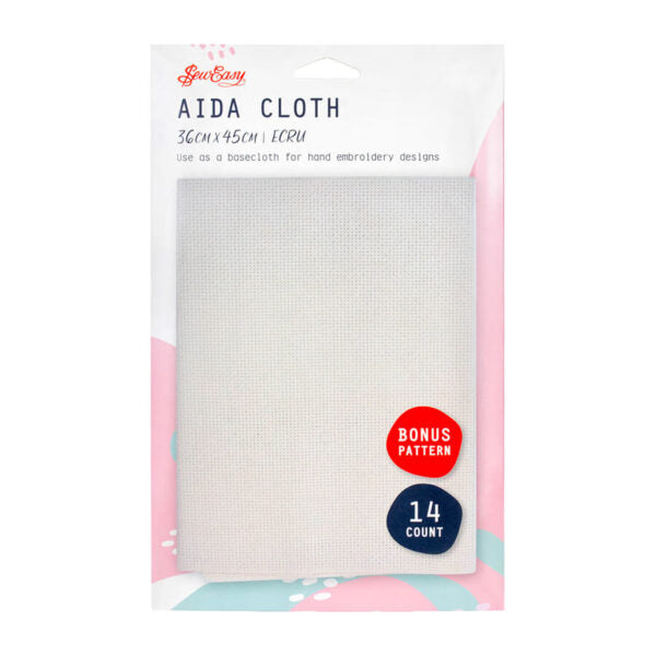 Sew Easy Pre-cut Aida Cloth Fabric - 14 Count