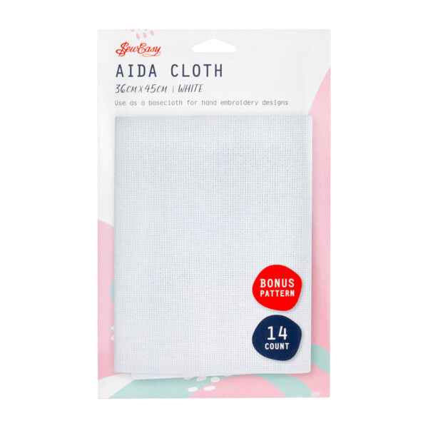 Sew Easy Pre-cut Aida Cloth Fabric - 14 Count