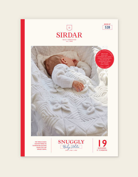 Sirdar Snuggly "Baby Whites" Knitting Pattern Booklet w 19 Designs