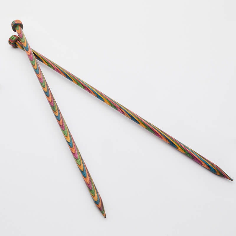 KnitPro "Symfonie" Wood Single Point Knitting Needles (Dif Sizes)