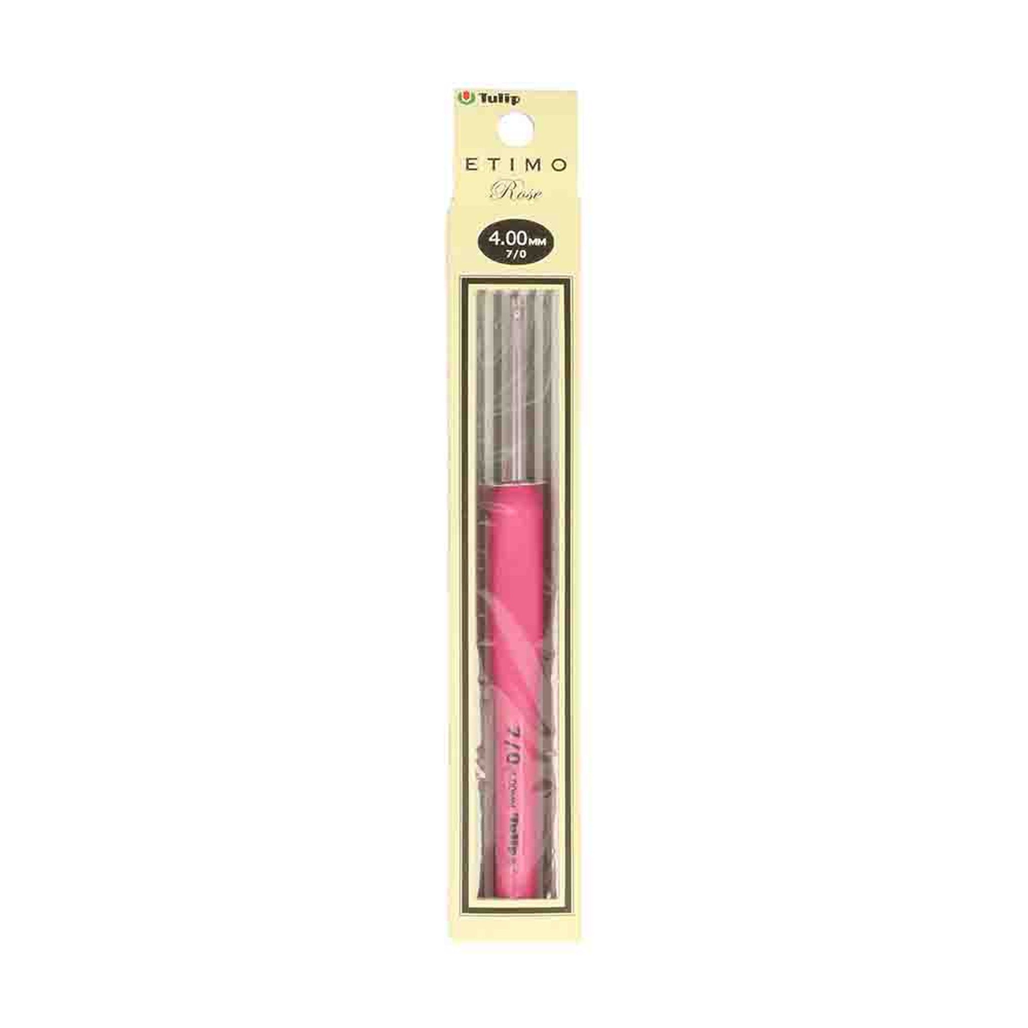 Tulip Etimo Rose 4.00mm Crochet Hook in box