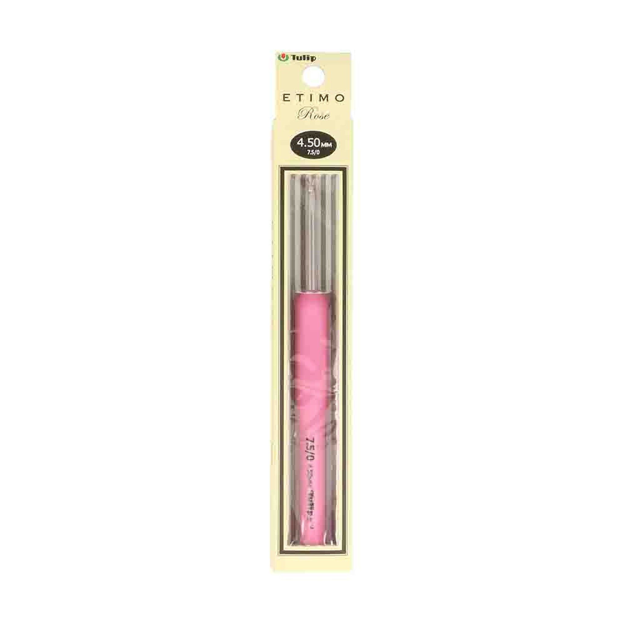 Tulip Etimo Rose 4.50mm Crochet Hook in box