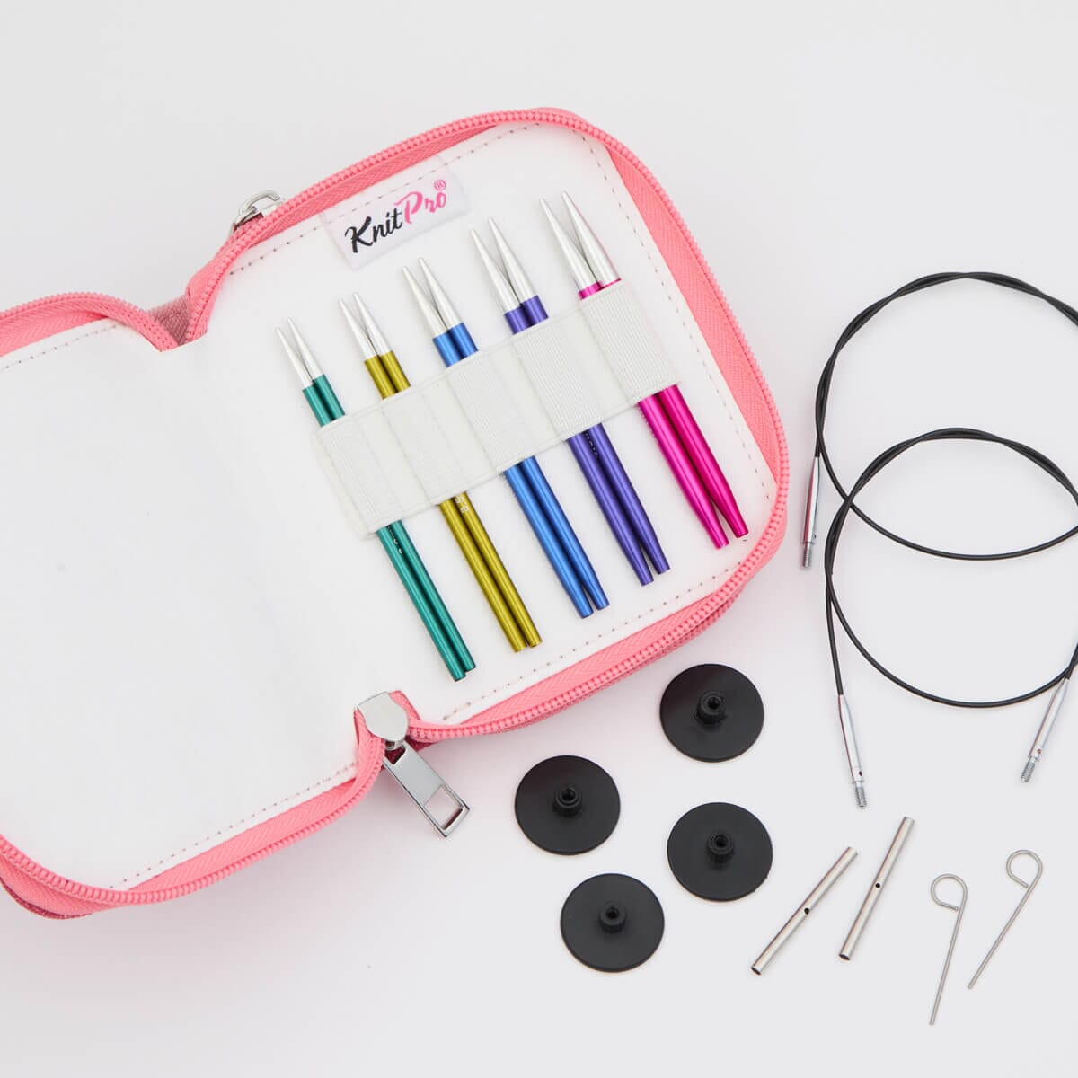 KnitPro "Zing" 13cm (5") Interchangeable Circular Knitting Needles - Starter Set
