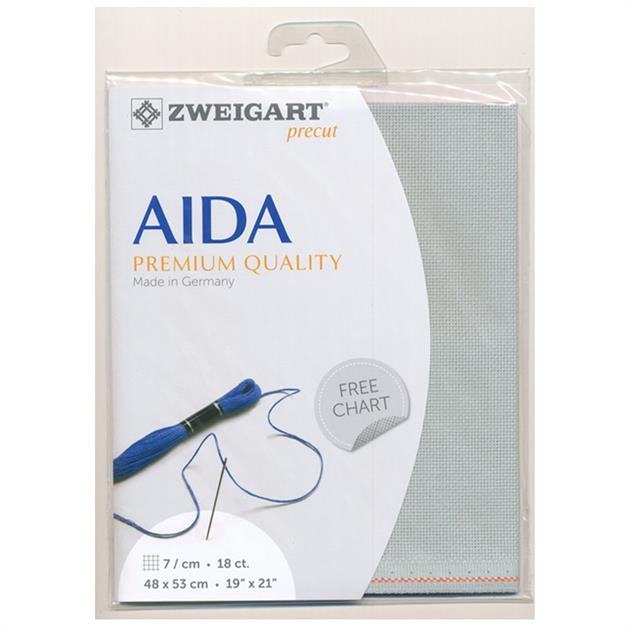 Zweigart Pre-cut Aida Cloth Fabric - 18 Count (Fat Quarter)
