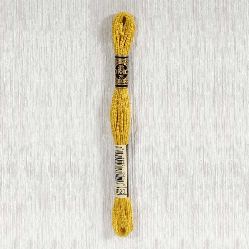 DMC Stranded Cotton Embroidery Thread (Shades #3820 - #3866)