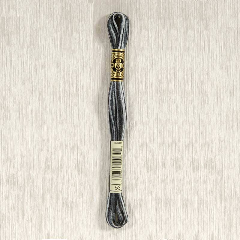 DMC Stranded Cotton Embroidery Thread (Variegated Shades - #048 - #125)