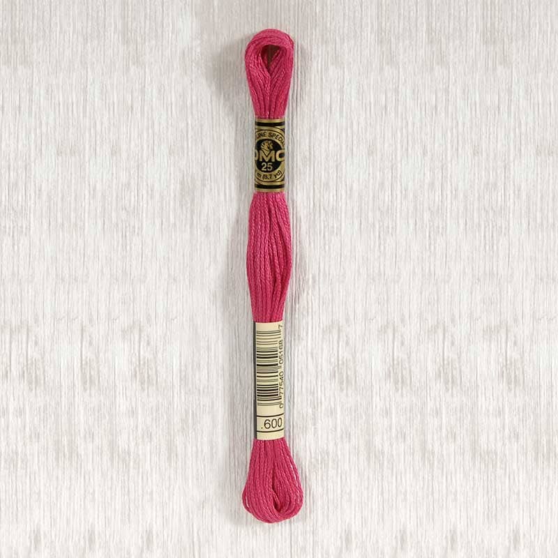 DMC Stranded Cotton Embroidery Thread (Shades #600 - #699)