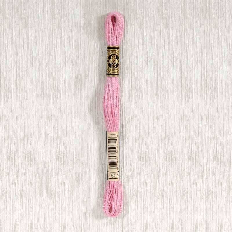 DMC Stranded Cotton Embroidery Thread (Shades #600 - #699)