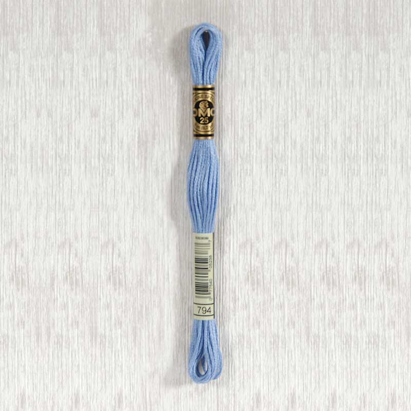 DMC Stranded Cotton Embroidery Thread (Shades #700 - #799)