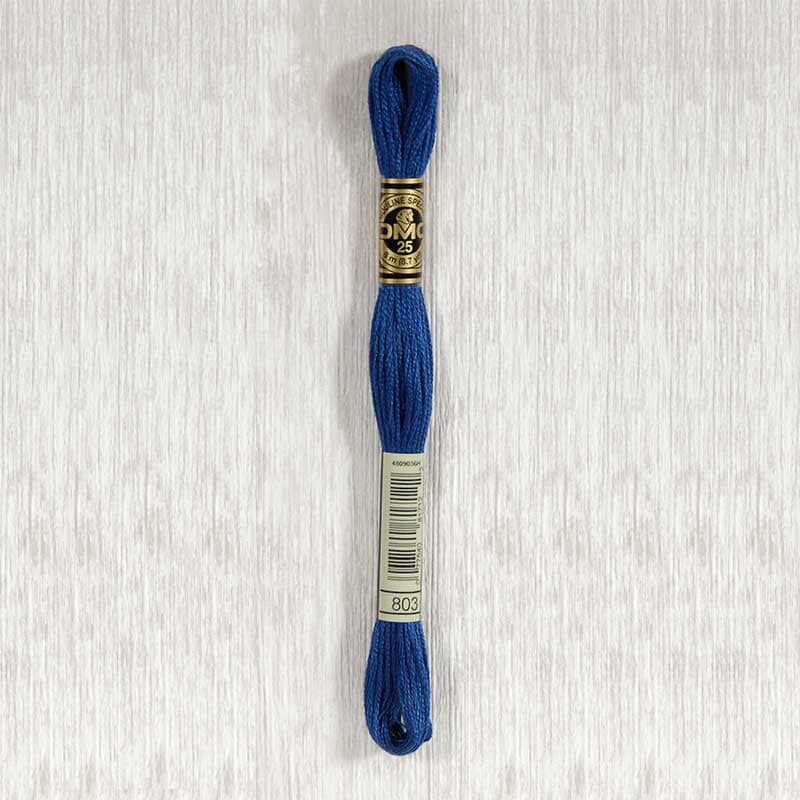 Dmc Thread 803 Buy DMC Stranded Cotton Embroidery Thread (Shades #800 - #899) Online