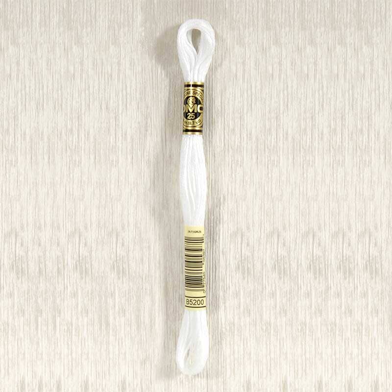 DMC Stranded Cotton Embroidery Thread - 8m Skein (White Shades)