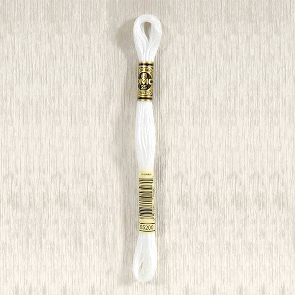 DMC Stranded Cotton Embroidery Thread - 8m Skein (White Shades)