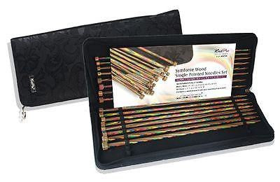 KnitPro "Symfonie" Wood Single Pointed Knitting Needle Set (Dif. Sizes)  | KNITTING CO. - 1