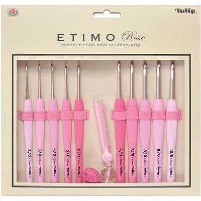 Tulip Etimo Rose Soft Grip Crochet Hooks - Set of 10  | KNITTING CO. - 1