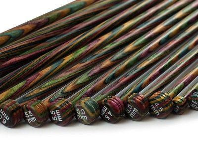 KnitPro "Symfonie" Wood Single Pointed Knitting Needle Set (Dif. Sizes)  | KNITTING CO. - 2