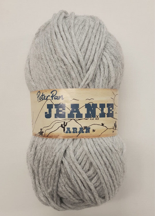 Peter Pan 50g "Jeanie Aran" 10-Ply Acrylic Blend Yarn