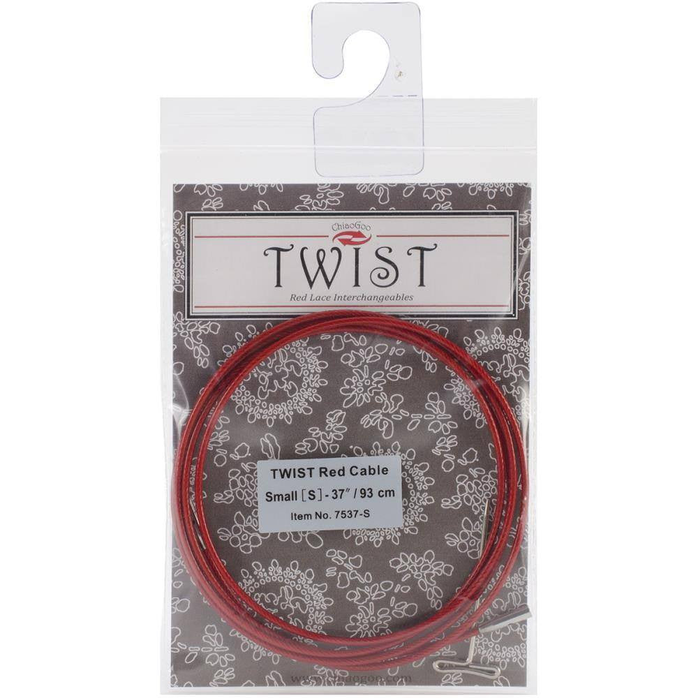 ChiaoGoo Twist Interchangeable Circular Knitting Needle Red Cable (Dif. Sizes) 93cm / 37" (Small) | KNITTING CO. - 9