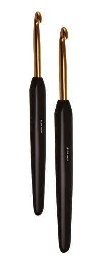 KnitPro Gold Aluminium Soft Grip Crochet Hook (Dif. Sizes)  | KNITTING CO. - 2