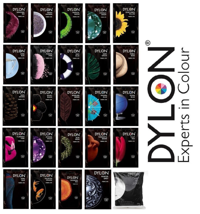 Dylon Permanent Hand Fabric Dye (50g) Knitting Co.