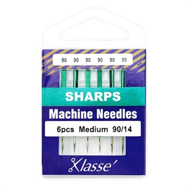 Klasse "Sharp/Microtex" Sewing Machine Needles - Choose Your Size