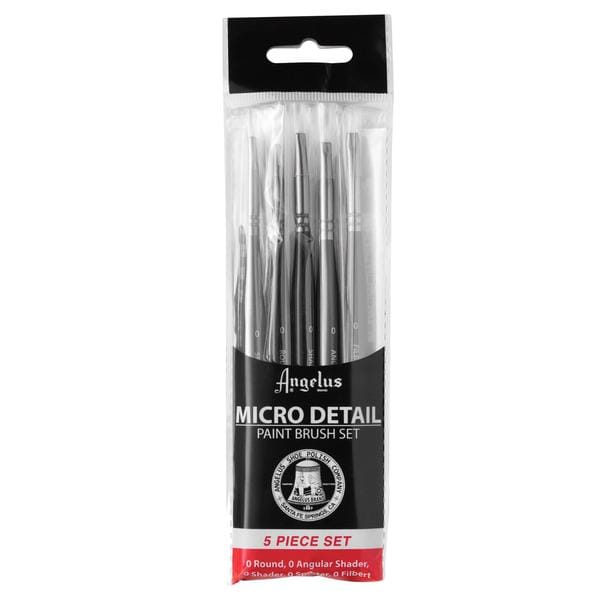 Angelus Acrylic Paint Brush Set - Set of 5