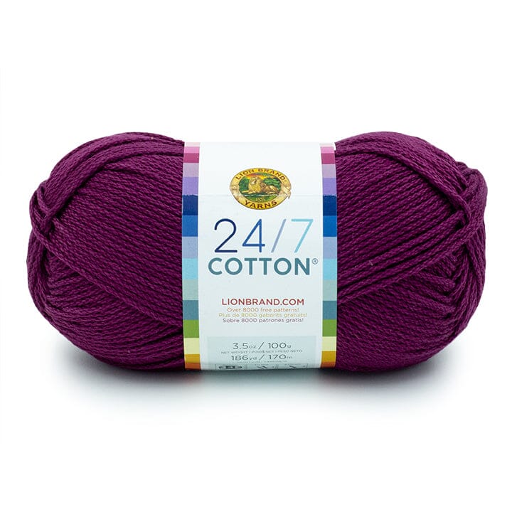 Lion Brand 100g "24/7 Cotton" 10-Ply Cotton Yarn