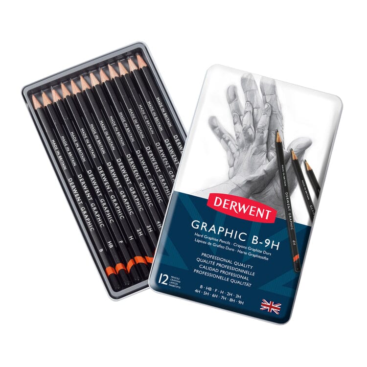 Derwent "Graphic" Professional Graphite Pencil Set - Choose Your Pack