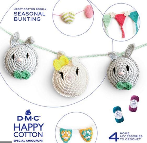 DMC "Happy Cotton" Amigurumi Crochet Pattern Books