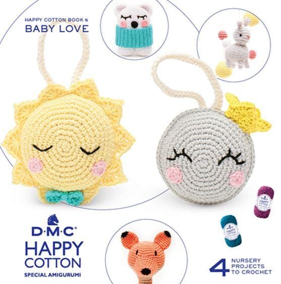 DMC "Happy Cotton" Amigurumi Crochet Pattern Books