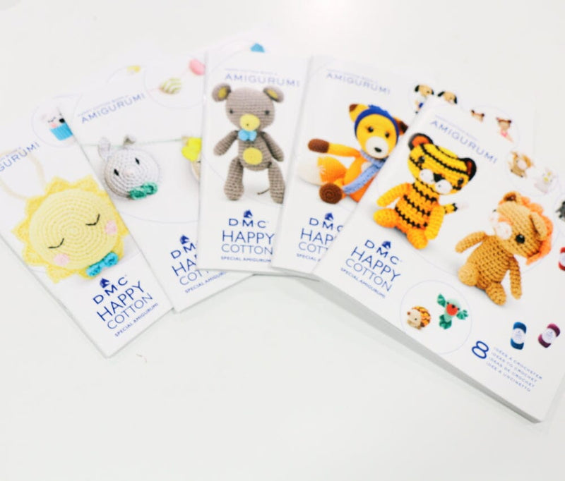 DMC "Happy Cotton" Amigurumi Crochet Pattern Books