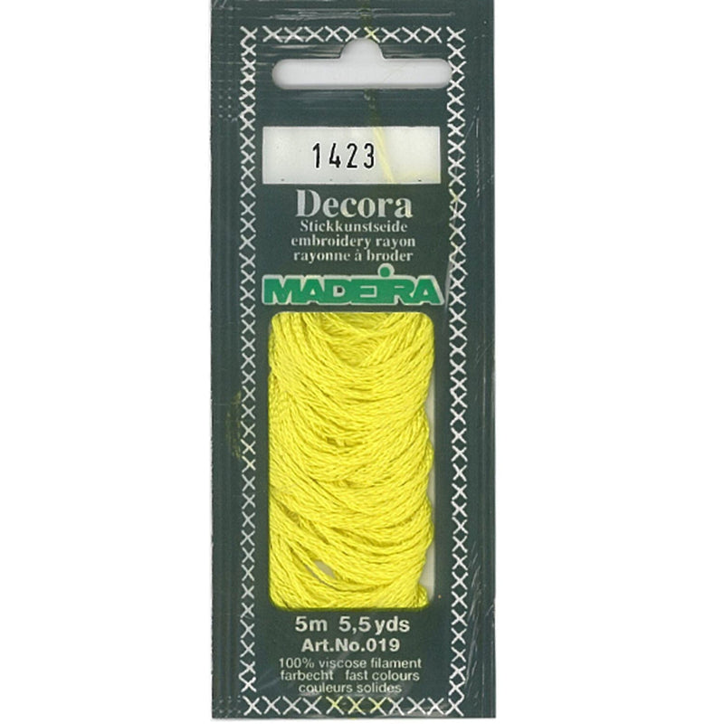 Madeira "Decora" Rayon Embroidery Thread - 5m Pack