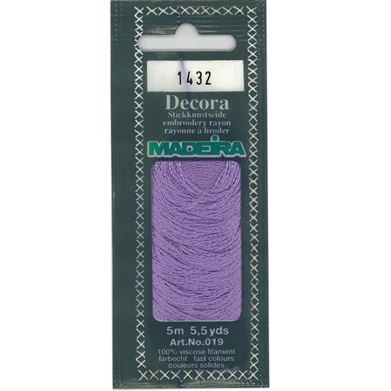 Madeira "Decora" Rayon Embroidery Thread - 5m Pack