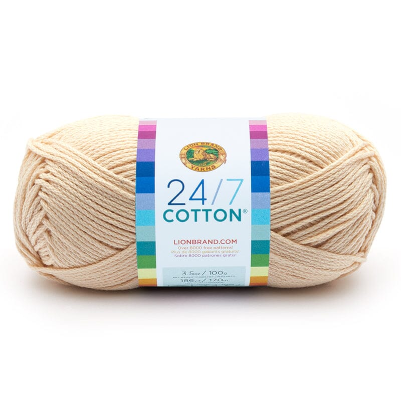 Lion Brand 100g "24/7 Cotton" 10-Ply Cotton Yarn