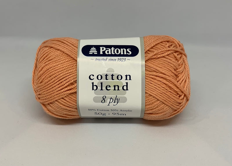 Patons 50g "Cotton Blend" 8-Ply Cotton & Acrylic Yarn