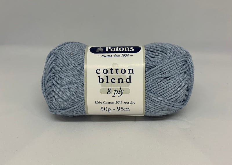 Patons 50g "Cotton Blend" 8-Ply Cotton & Acrylic Yarn