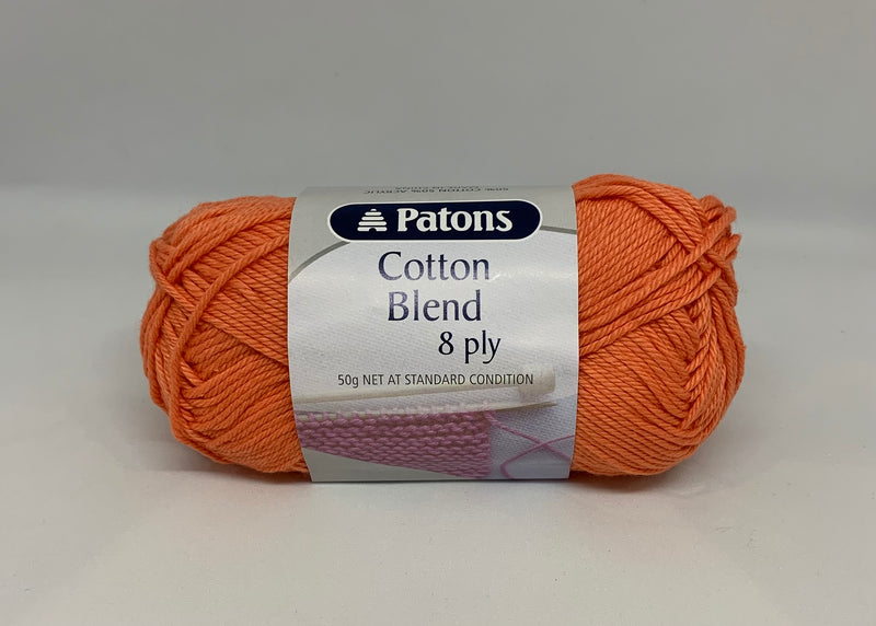 Patons 50g "Cotton Blend" 8-Ply Cotton & Acrylic Yarn