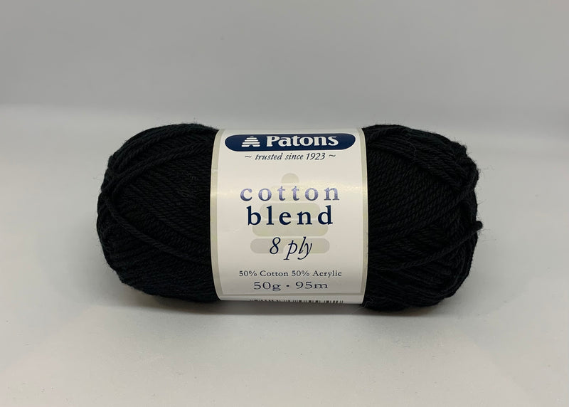 Patons 50g "Cotton Blend" 8-Ply Cotton & Acrylic Yarn