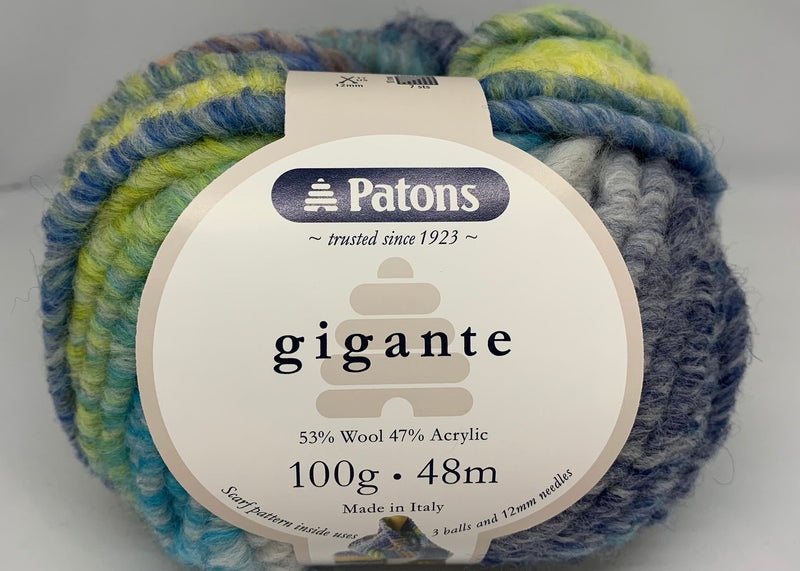 Patons 100g "Gigante" Wool & Acrylic Yarn