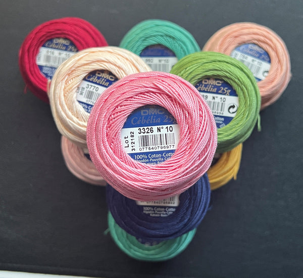 DMC 25g "Cebelia No. 10" Crochet Cotton Yarn