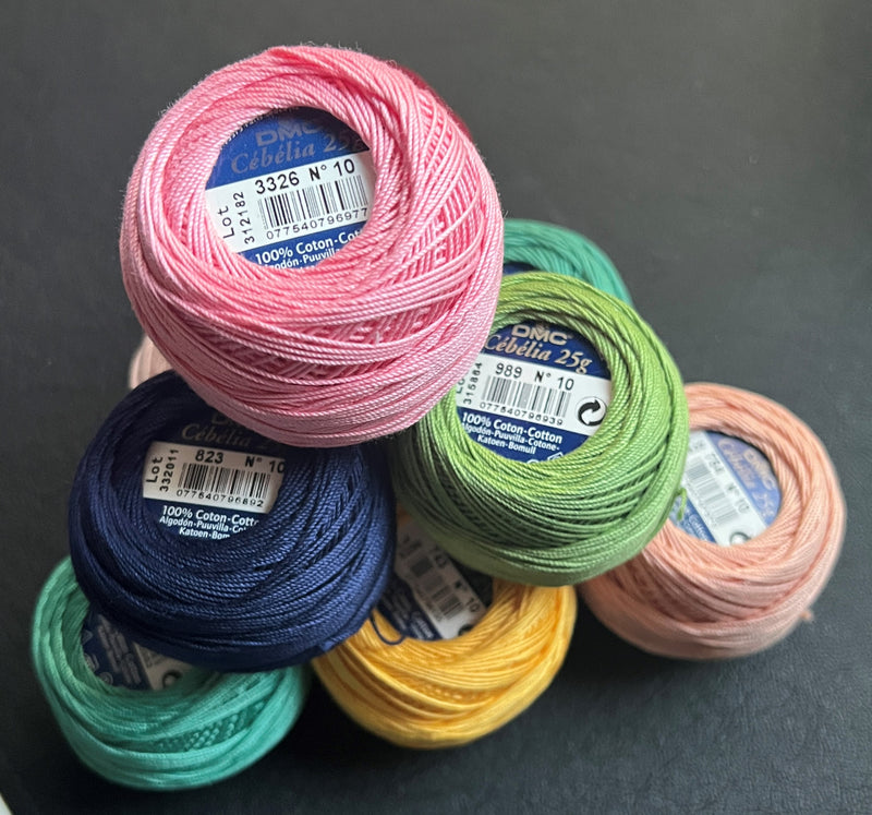 DMC 25g "Cebelia No. 10" Crochet Cotton Yarn