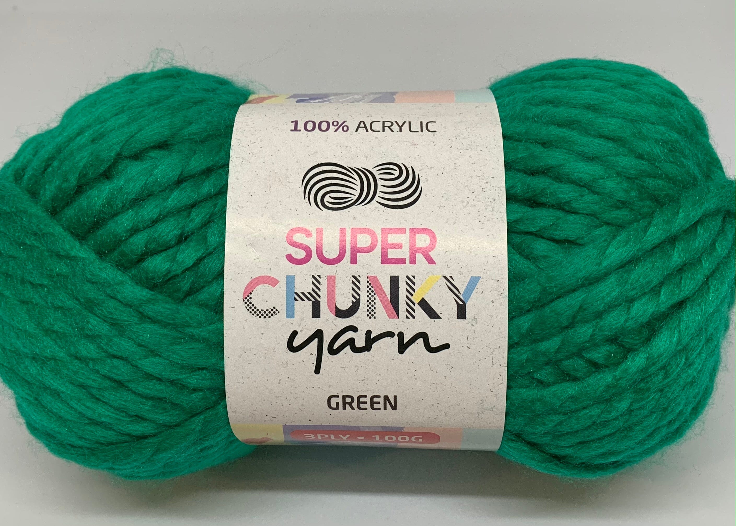 Everyday 100g Acrylic Super Chunky Knitting Yarn - Choose Your Colour
