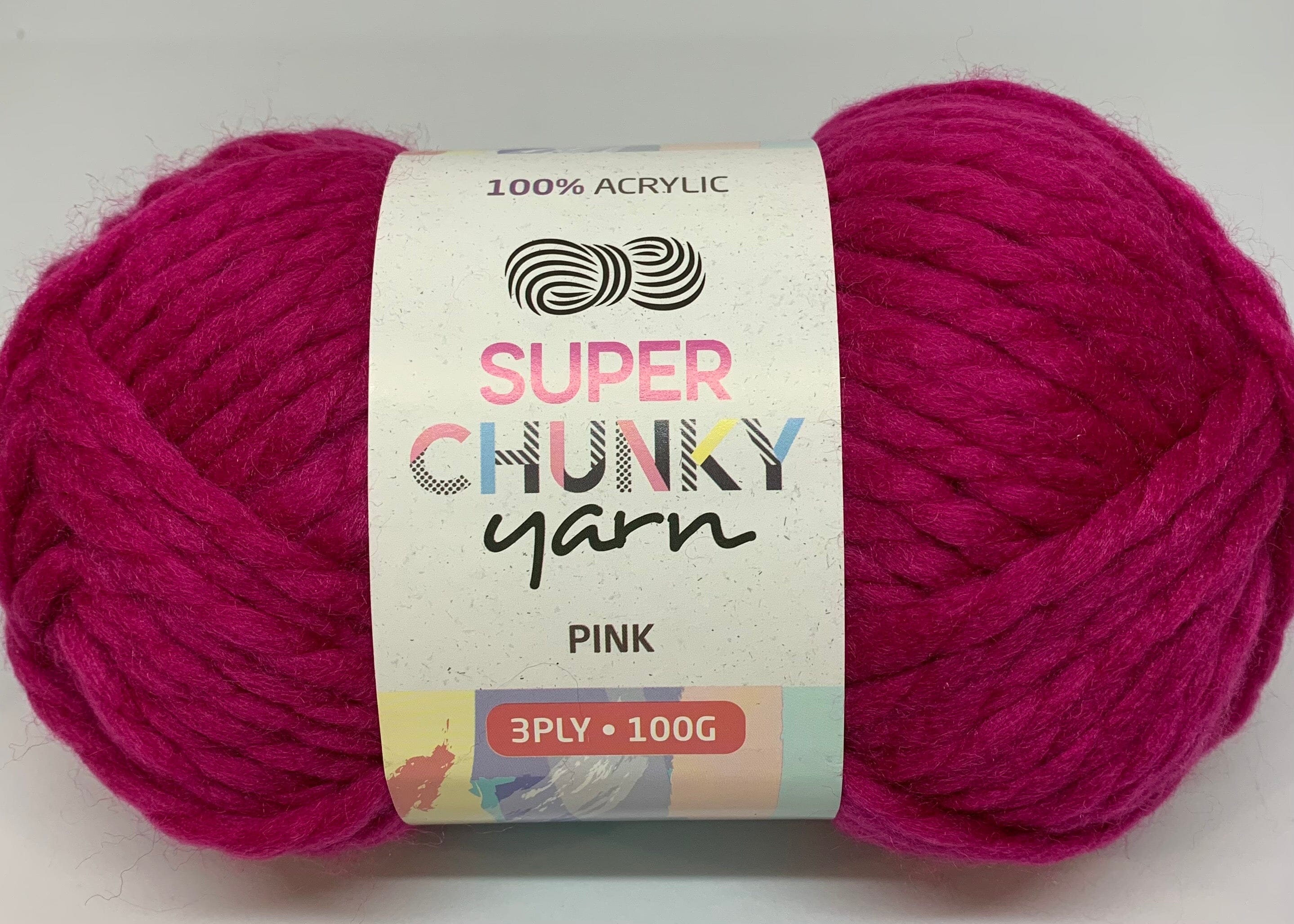 Everyday 100g Acrylic Super Chunky Knitting Yarn - Choose Your Colour