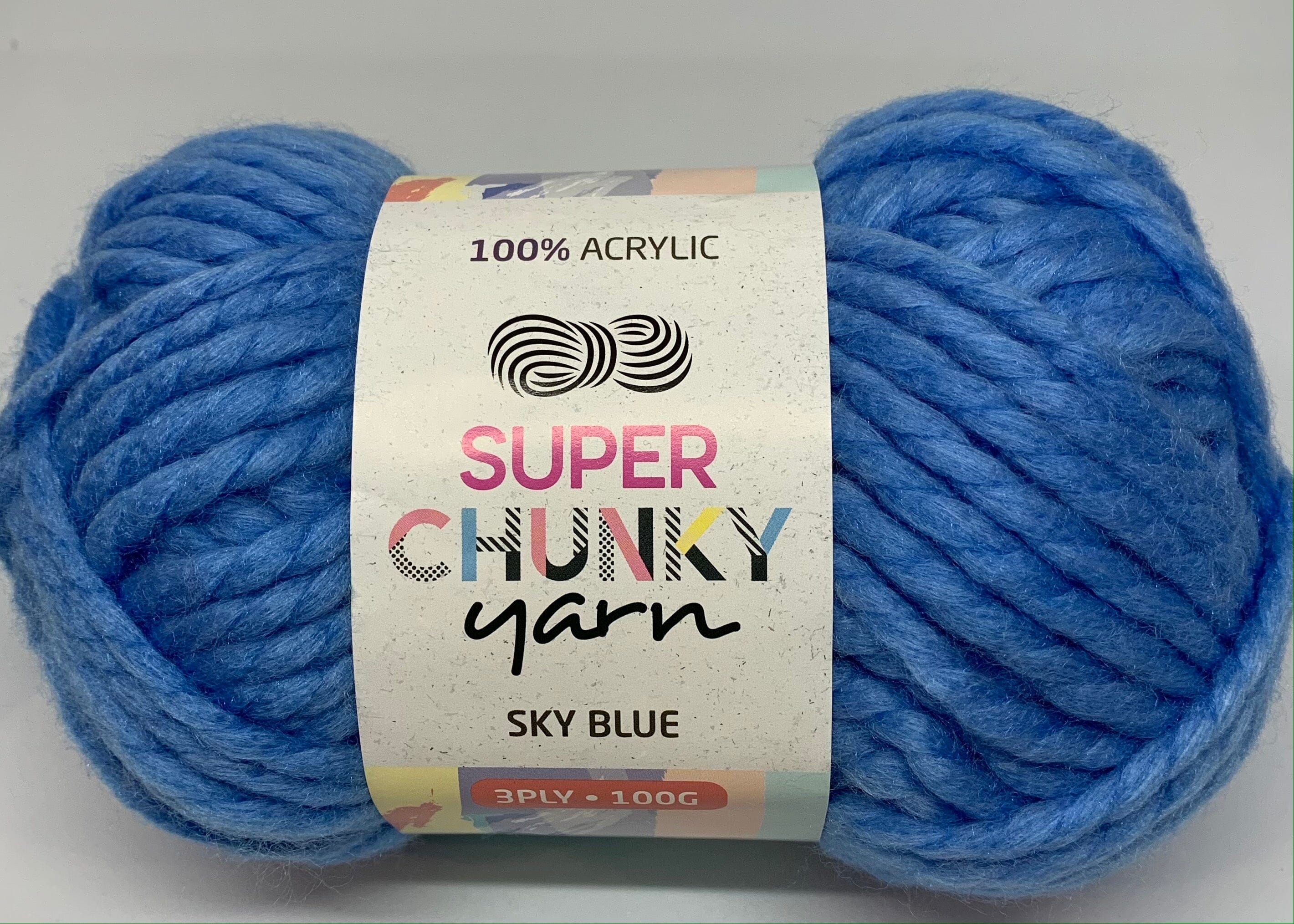 Everyday 100g Acrylic Super Chunky Knitting Yarn - Choose Your Colour
