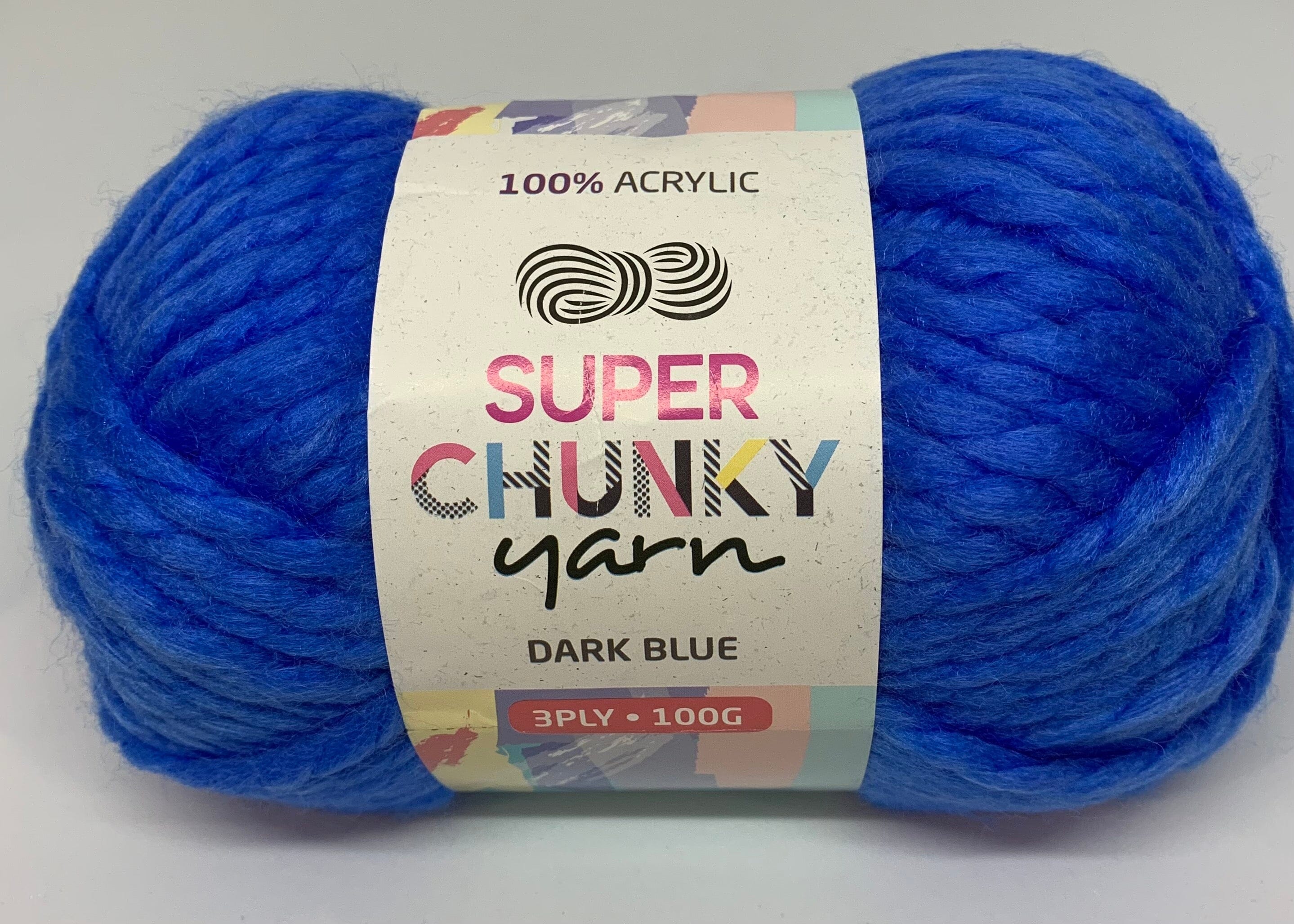 Everyday 100g Acrylic Super Chunky Knitting Yarn - Choose Your Colour