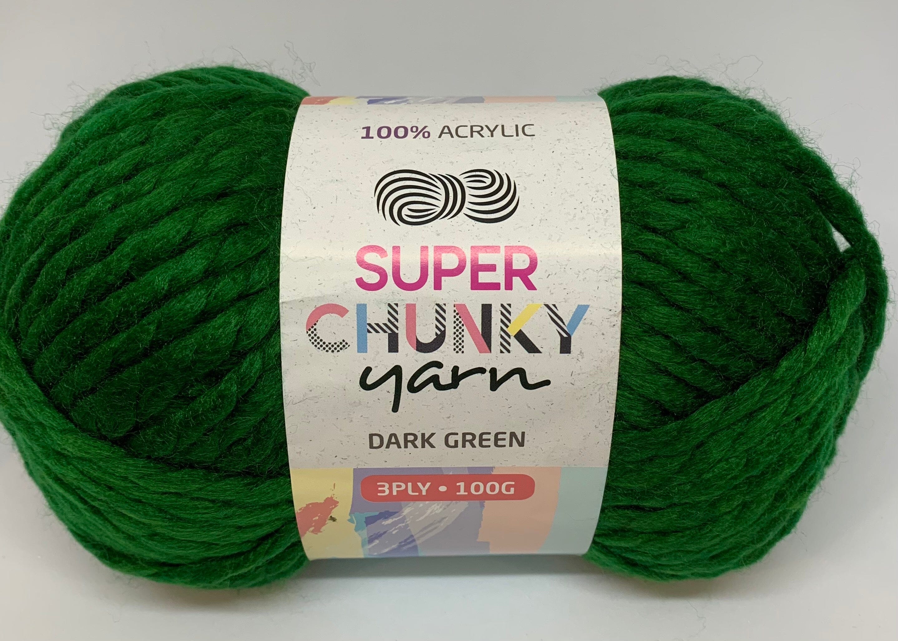 Everyday 100g Acrylic Super Chunky Knitting Yarn - Choose Your Colour