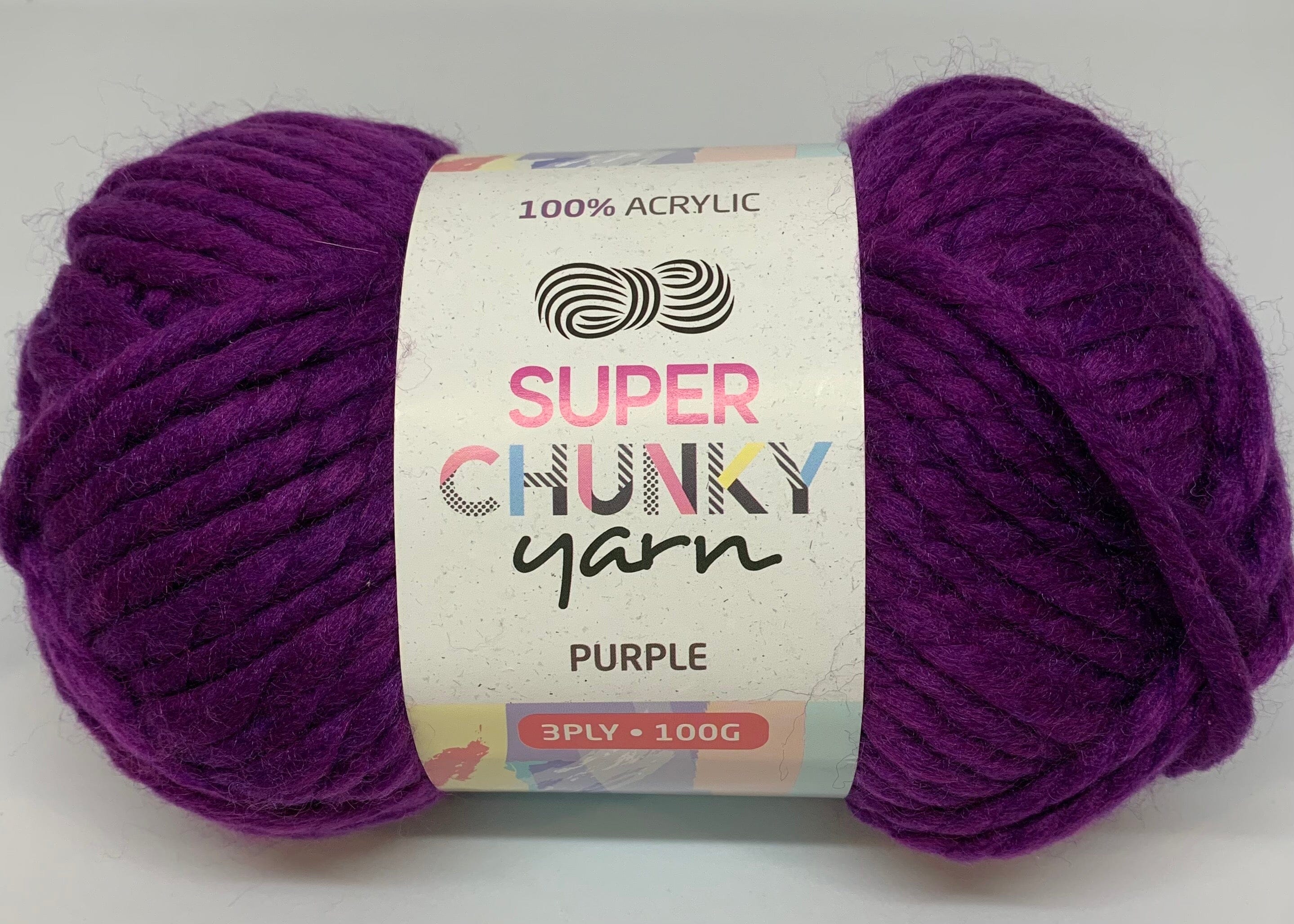 Everyday 100g Acrylic Super Chunky Knitting Yarn - Choose Your Colour