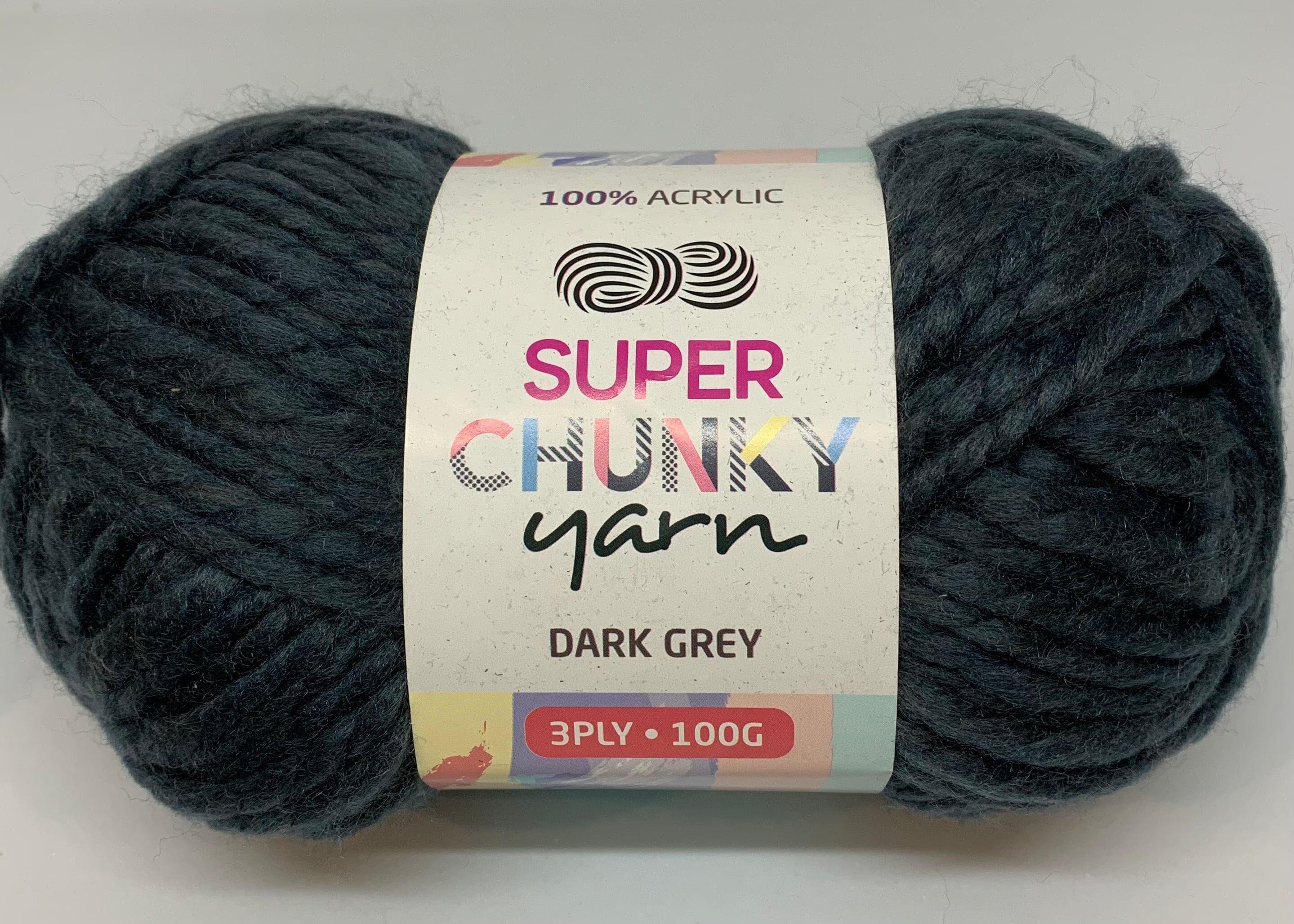 Everyday 100g Acrylic Super Chunky Knitting Yarn - Choose Your Colour