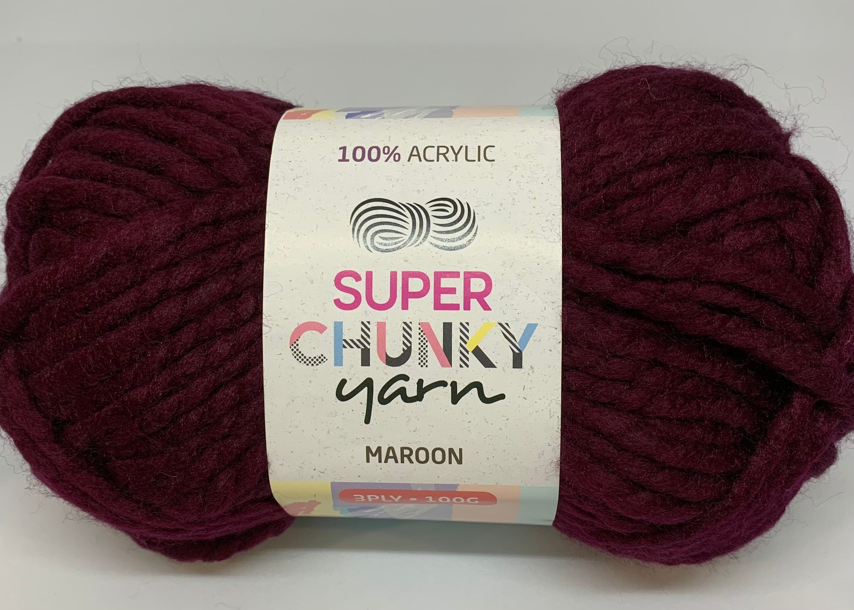 Everyday 100g Acrylic Super Chunky Knitting Yarn - Choose Your Colour