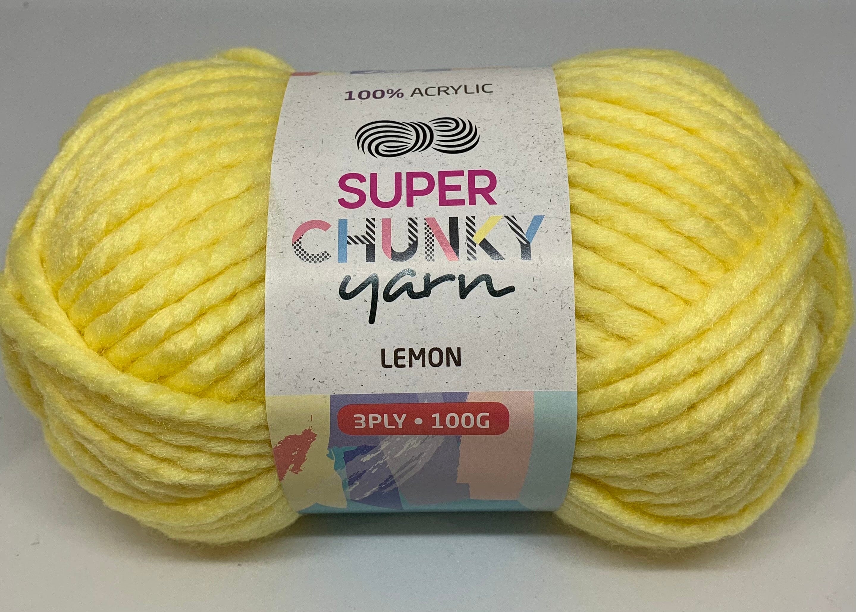 Everyday 100g Acrylic Super Chunky Knitting Yarn - Choose Your Colour